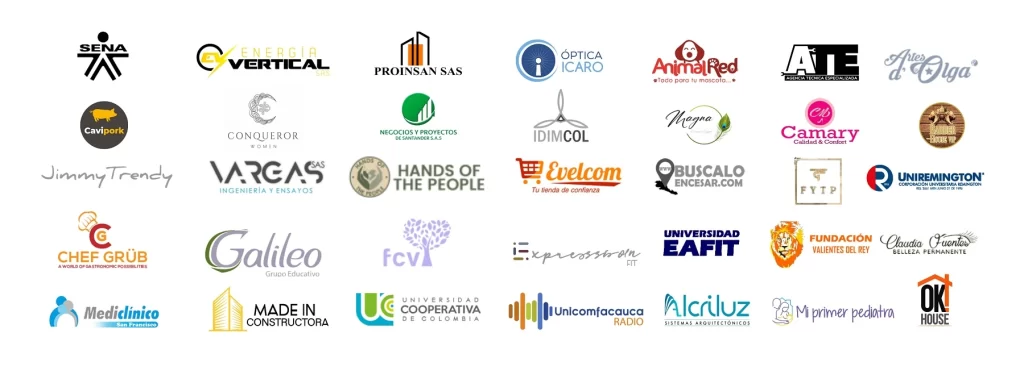 clientes logos agencia de marketing