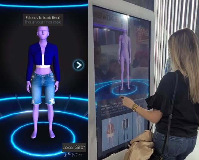 Dinamica interactiva en stand